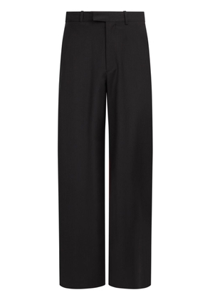 MM6 Maison Margiela tailored wool-canvas trousers - Black