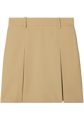 Tory Burch pleated golf miniskirt - Neutrals
