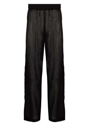 OUR LEGACY semi-sheer loose-fit trousers - Black