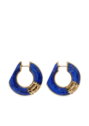 Burberry lapis lazuli hoop earrings - Blue