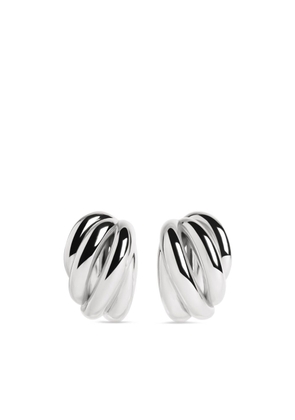 Balenciaga Saturne hoop earrings - Silver