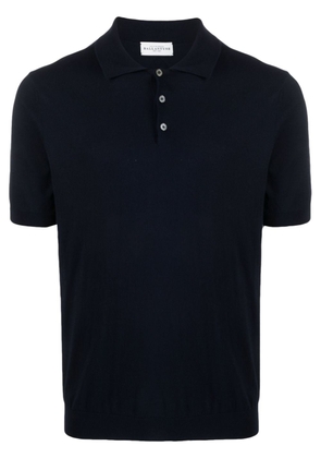 Ballantyne short-sleeve cotton polo shirt - Blue