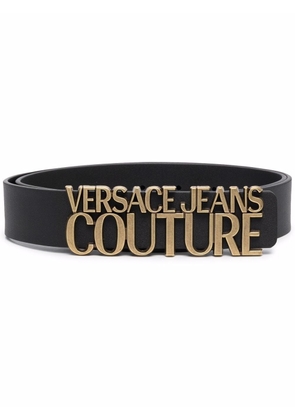 Versace Jeans Couture logo-buckle belt - Black