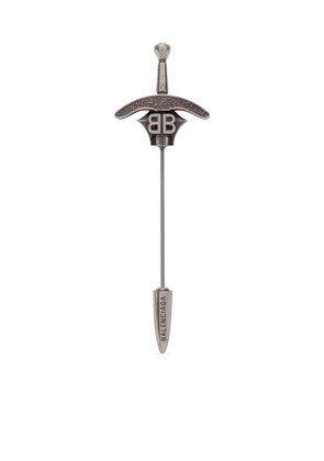 Balenciaga Goth Sword brooch - Silver