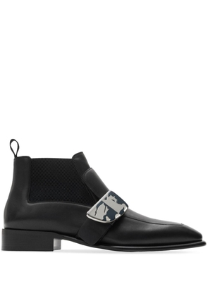 Burberry Shield leather Chelsea boots - Black