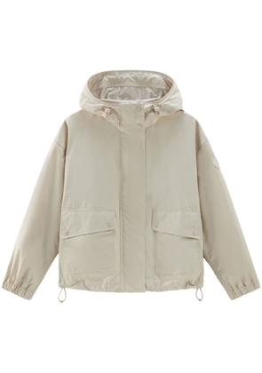 Woolrich water-repellent hooded jacket - Neutrals