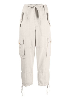 Polo Ralph Lauren tapered canvas cargo trousers - Neutrals