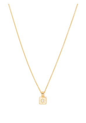 Missoma mini Square pendant necklace - Gold