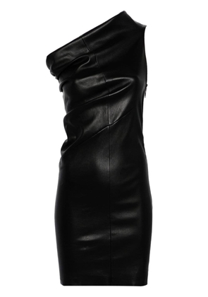 Rick Owens Athena leather minidress - Black