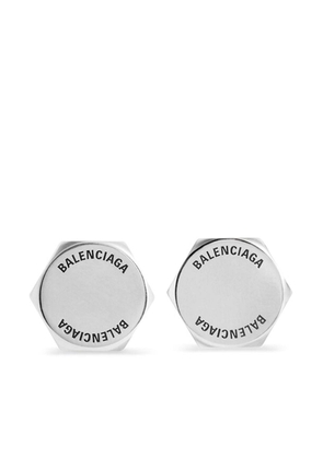 Balenciaga Garage screw earrings - Silver