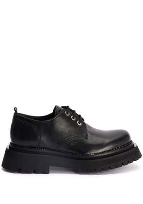 AMI Paris ridged-sole Derby shoes - Black