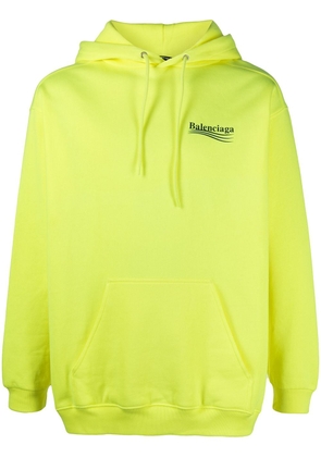 Balenciaga Campaign logo hoodie - Yellow