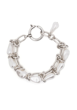 ISABEL MARANT Rain Drop pearl-embellished bracelet - White
