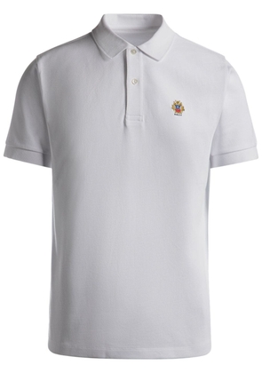Bally logo-embroidered piqué polo shirt - White