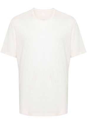 120% Lino crew-neck linen T-shirt - Neutrals