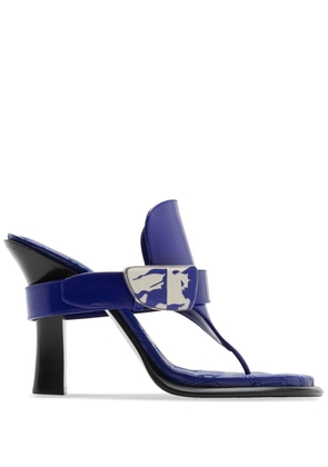 Burberry Bay leather sandals - Blue