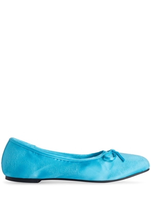 Balenciaga Leopold ballerina shoes - Blue