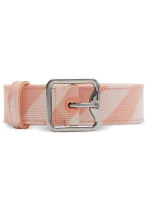 Burberry checked B-buckle belt - Pink