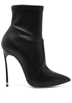 Casadei Blade 130mm leather boots - Black