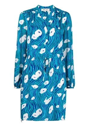 DVF Diane von Furstenberg Sonoya printed shirtdress - Blue