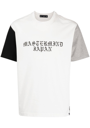 Mastermind Japan logo-print detail T-shirt - White