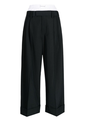 Alexander Wang layered tailored trousers - Black
