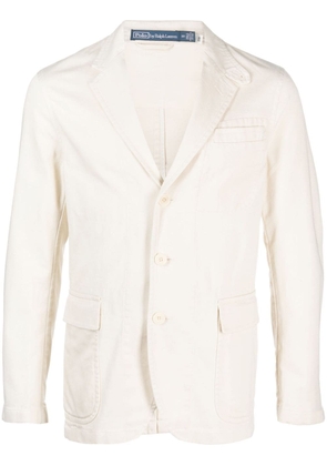 Polo Ralph Lauren single-breasted cotton blazer - Neutrals