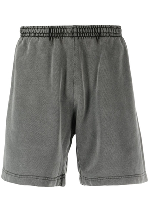 Acne Studios faded effect cotton shorts - Black