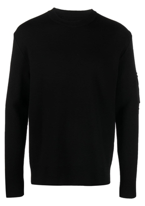 Givenchy pocket-appliqué wool jumper - Black