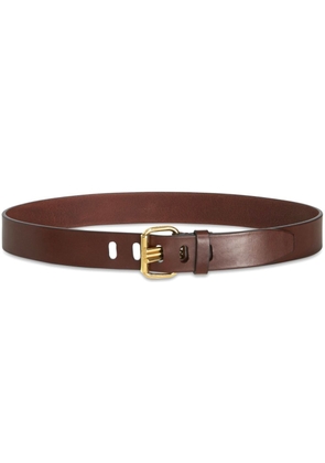 ETRO leather buckle belt - Brown