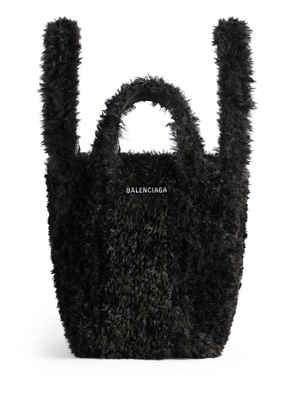 Balenciaga Everyday 2.0 faux-fur tote bag - Black
