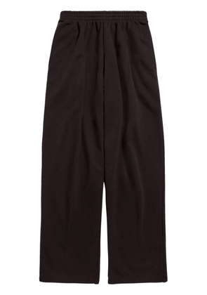 Balenciaga Baggy cotton-fleece track pants - Black