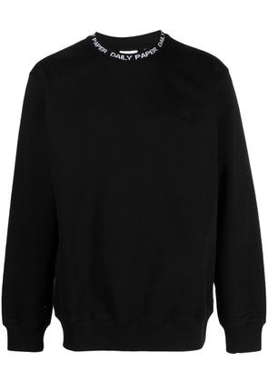 Daily Paper logo-print cotton sweatshirt - Black