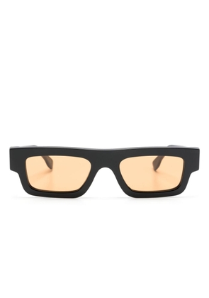 Retrosuperfuture logo-detail rectangular-frame sunglasses - Black