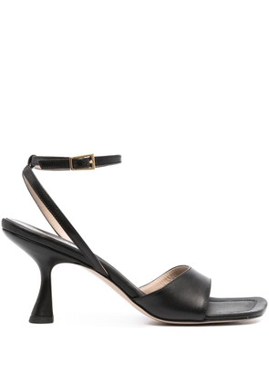 Wandler 80mm leather heeled sandals - Black