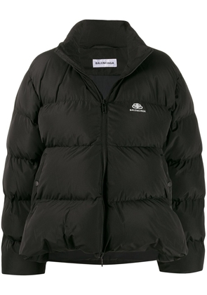 Balenciaga C-Shape puffer jacket - Black