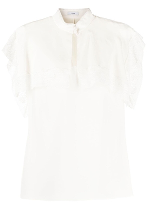 ERDEM Alycia sailor-collar T-shirt - White