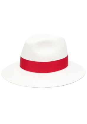 Borsalino Giulietta Panama straw hat - White