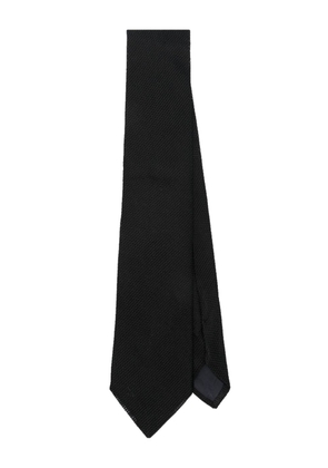 FURSAC textured-finish silk tie - Black
