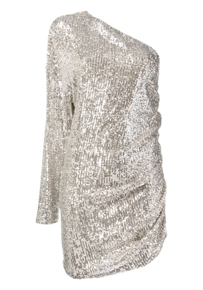 In The Mood For Love Alexandra asymmetric dress - Silver