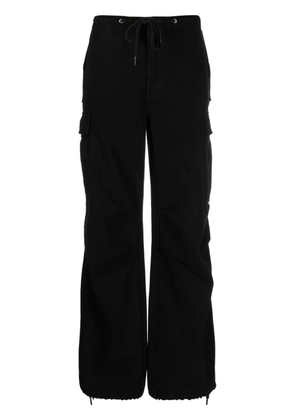 Alexander Wang straight-leg cargo trousers - Black