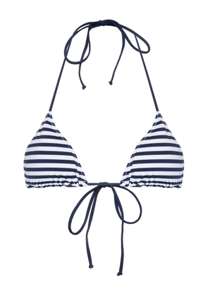 MC2 Saint Barth Leah striped bikini top - Blue