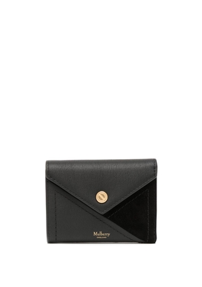 Mulberry M Zipped tri-fold leather wallet - Black