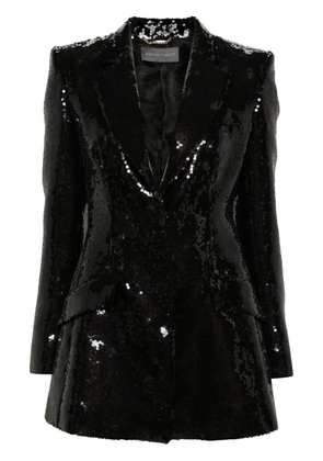 Alberta Ferretti sequin-embellished blazer - Black