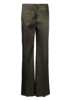 ETRO high-rise flared trousers - Green