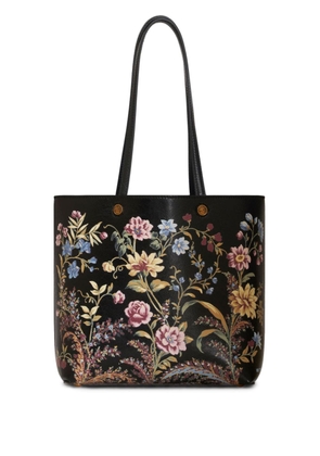 ETRO large Essential floral-print tote bag - Black
