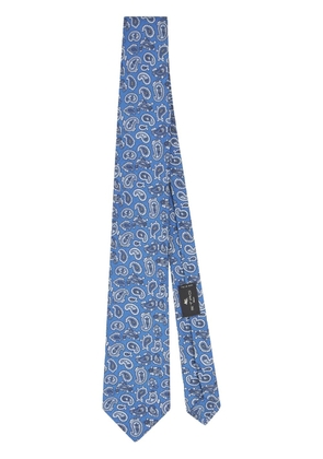 ETRO all-over paisley-print tie - Blue