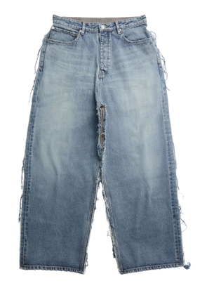 Balenciaga panelled wide-leg jeans - Blue