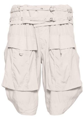 ISABEL MARANT Heidi low-rise belted shorts - Neutrals
