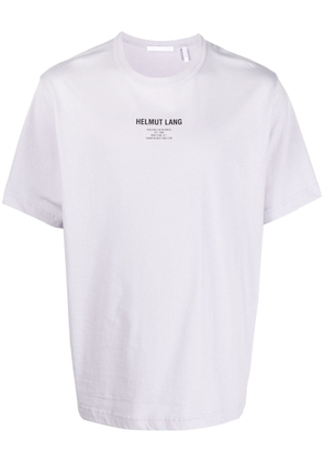 Helmut Lang logo-print cotton T-shirt - Purple